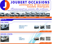 Tablet Screenshot of joubert-occasions.fr